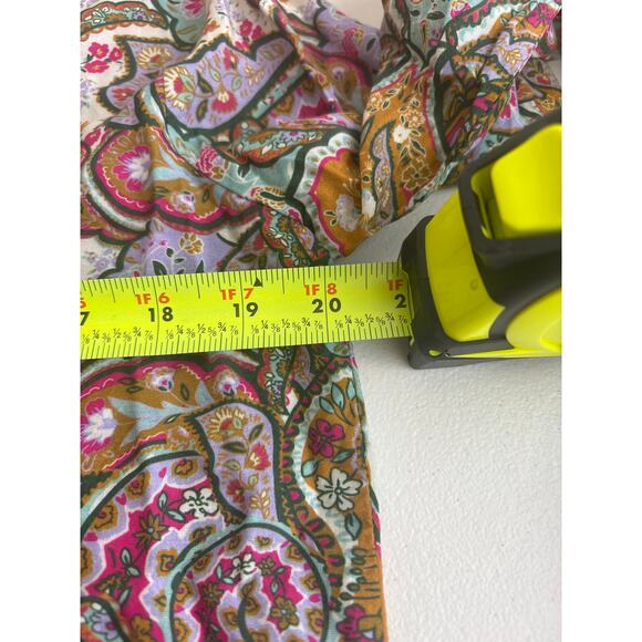 Liverpool Los Angelos Long Sleeve Paisley Boho Top with Tassel Detail Size S - Picture 5 of 10